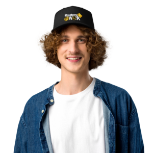 5-panel-mid-profile-baseball-cap-black-front-6ab4333f955ef Baseball Cap (Unisex) - Masters at Work Classic