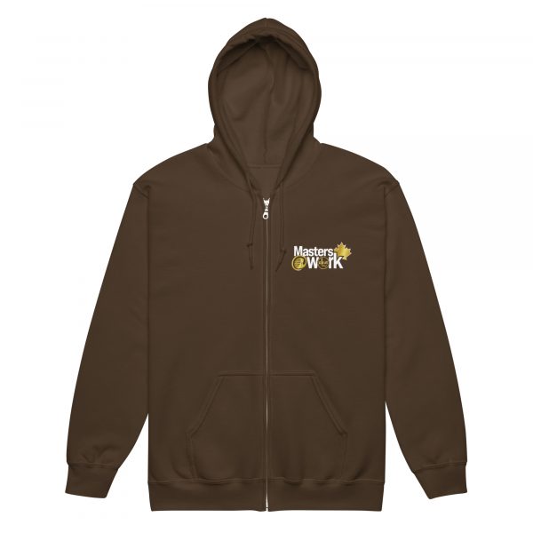 unisex-heavy-blend-zip-hoodie-dark-chocolate-front-6a519f41e13d0.jpg Masters at Work Classic Unisex Heavy Blend Zip Hoodie