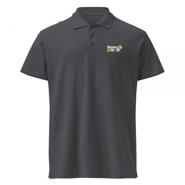 unisex-premium-pique-polo-shirt-mouse-grey-front-6a52b80094c1a.jpg Premium Pique Polo Shirt - Masters at Work Classic