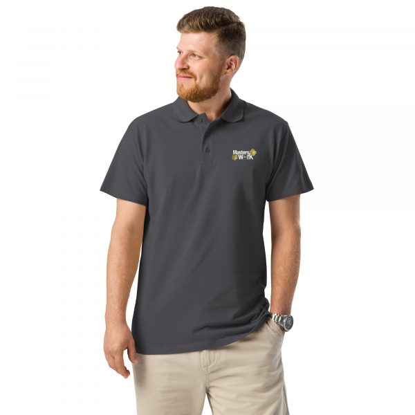 unisex-premium-pique-polo-shirt-mouse-grey-front-6a52b80095da3.jpg Premium Pique Polo Shirt - Masters at Work Classic
