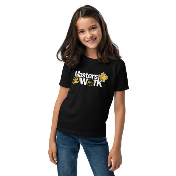 youth-sports-tee-black-front-6a51942a77a38.jpg Masters at Work Classic Unisex Youth T-Shirt