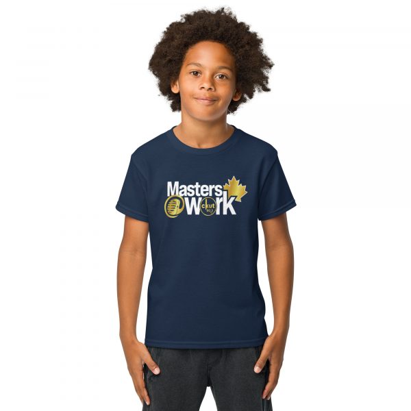 youth-sports-tee-navy-front-6a51942a75f74.jpg Masters at Work Classic Unisex Youth T-Shirt