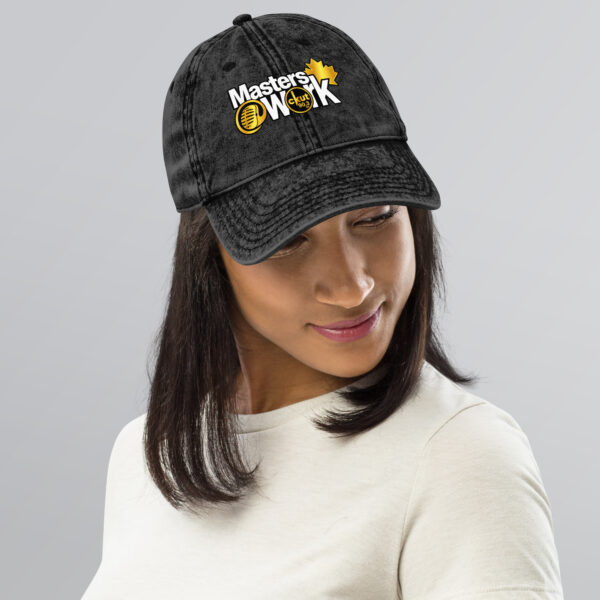 vintage-cap-black-front-6ab295d1034ee.jpg Vintage Cotton Twill Unisex Baseball Cap - MAW Flex Collection