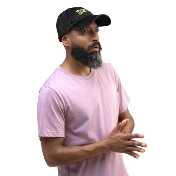 vintage-cap-black-front-6ab295d103596.jpg Vintage Cotton Twill Unisex Baseball Cap - MAW Flex Collection