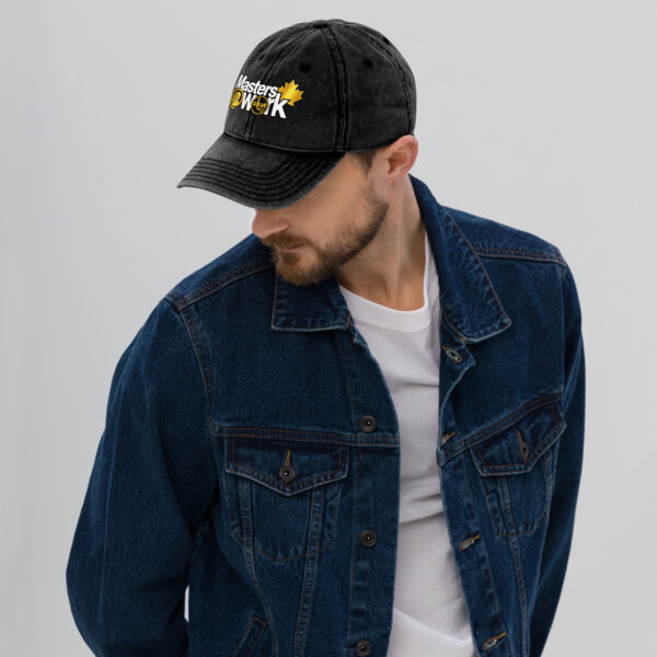 vintage-cap-black-left-front-6ab295d103540.jpg Vintage Cotton Twill Unisex Baseball Cap - MAW Flex Collection