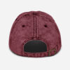 vintage-cap-maroon-back-6ab295d10397d.jpg Vintage Cotton Twill Unisex Baseball Cap - MAW Flex Collection