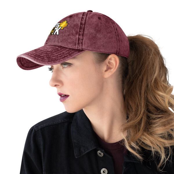 vintage-cap-maroon-left-6ab28fe48cc7b.jpg Vintage Cotton Twill Unisex Baseball Cap - MAW Flex Collection