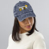 vintage-cap-navy-front-6ab295d103436.jpg Vintage Cotton Twill Unisex Baseball Cap - MAW Flex Collection
