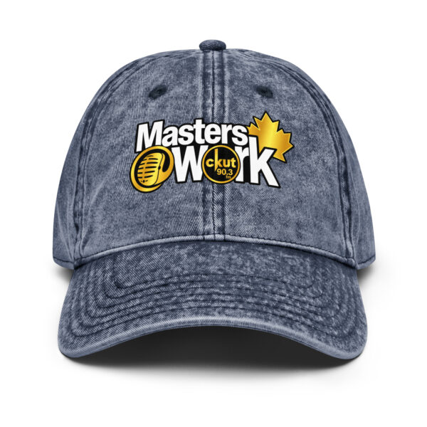 vintage-cap-navy-front-6ab295d10376e.jpg Vintage Cotton Twill Unisex Baseball Cap - MAW Flex Collection