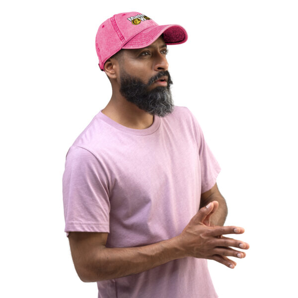 vintage-cap-pink-front-6ab295d103a44.jpg Vintage Cotton Twill Unisex Baseball Cap - MAW Flex Collection