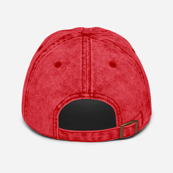 vintage-cap-red-back-6ab295d1039e2.jpg Vintage Cotton Twill Unisex Baseball Cap - MAW Flex Collection