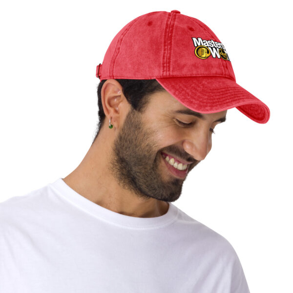 vintage-cap-red-right-front-6ab295d103695.jpg Vintage Cotton Twill Unisex Baseball Cap - MAW Flex Collection